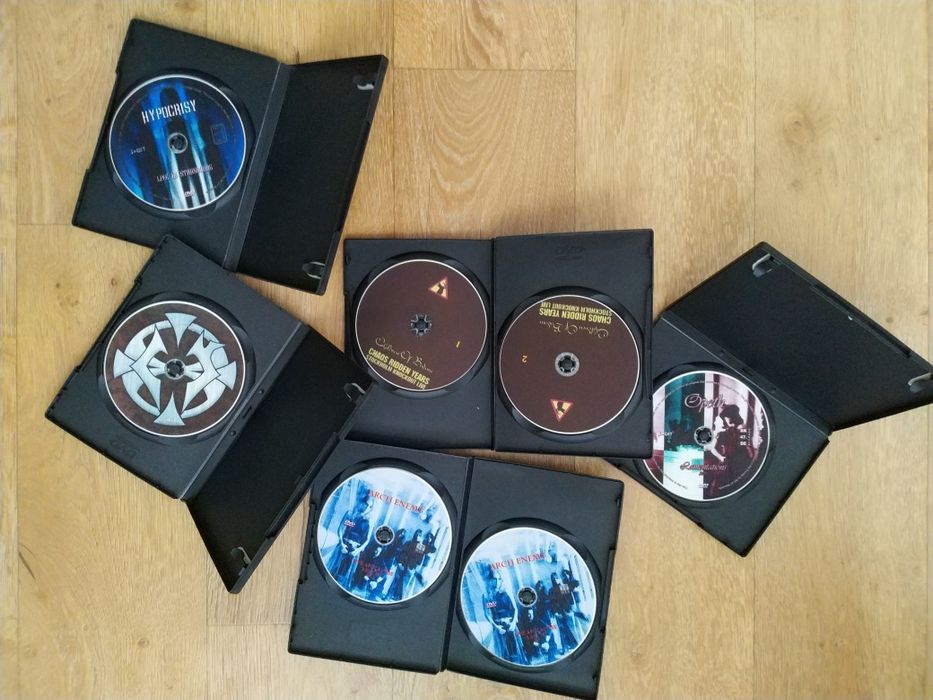 DVD video  AC/DC, Nightwish, Kreator и др...