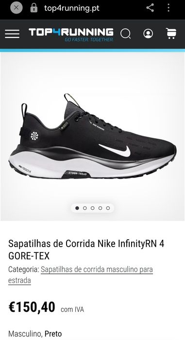 Nike ReactX Infinity Run 4 GTX **NEGOCIÁVEL**