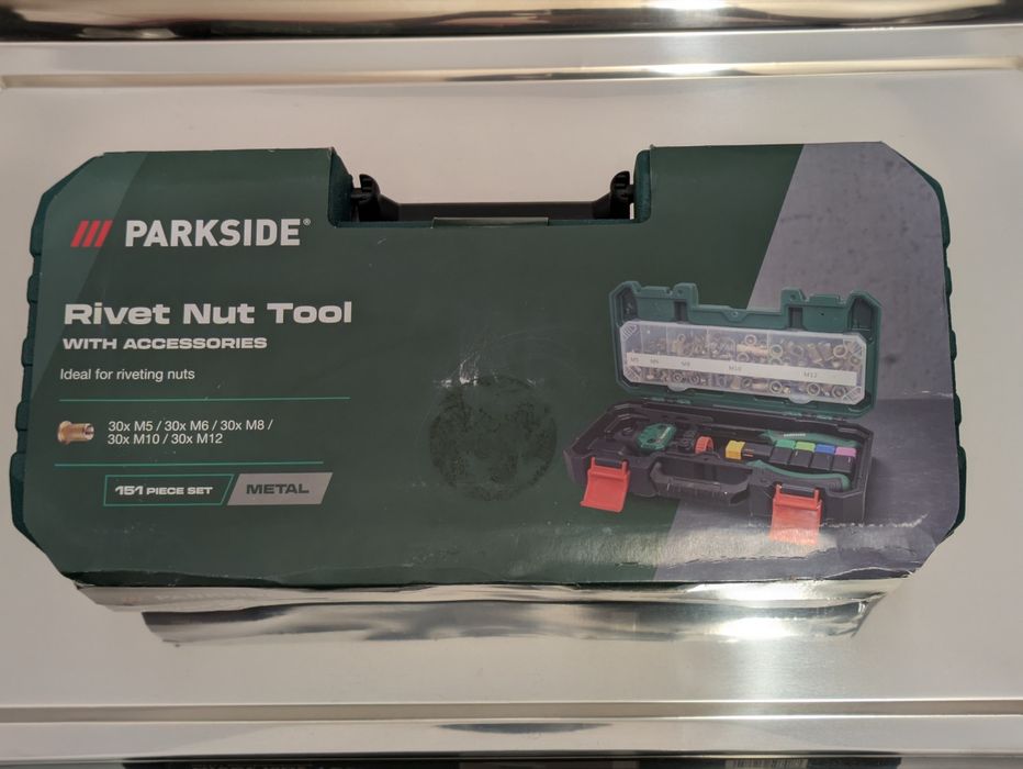 PARKSIDE Szczypce do nitonakrętek z akcesoriami, 151 elementów