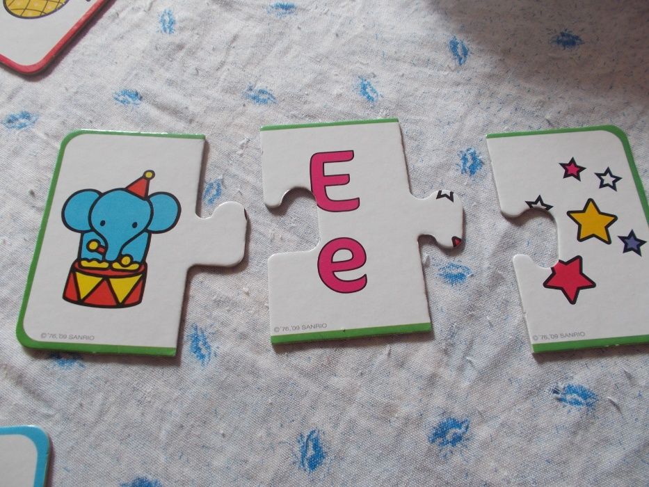 Puzzle com duas e 3 peças