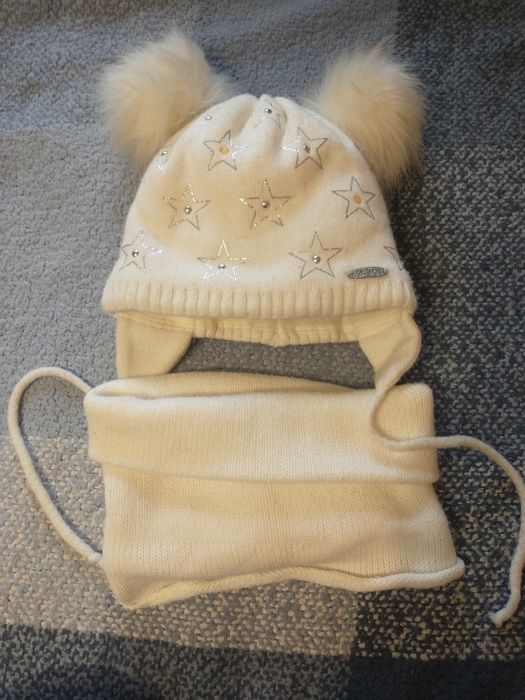 Шапочка +хомут дитяча 50-52р.