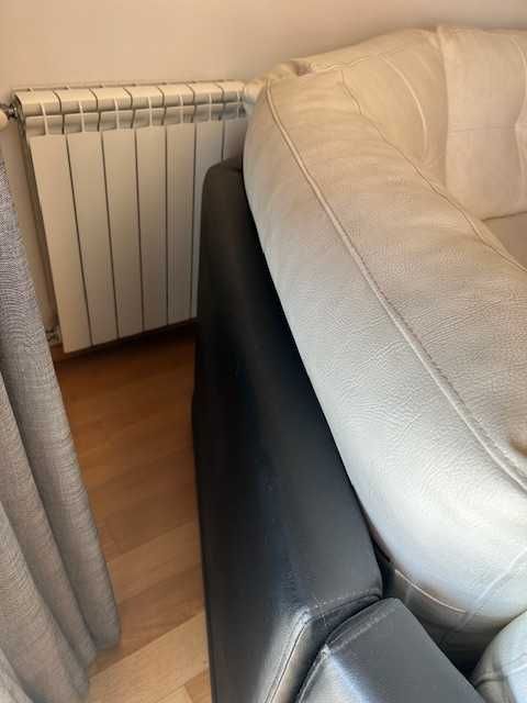 Sofá de canto branco