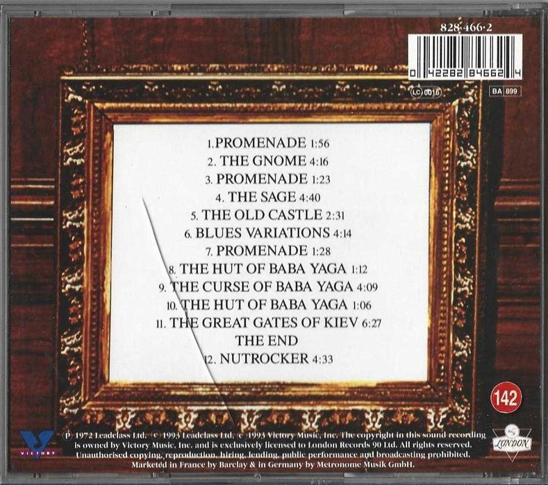 Emerson, Lake & Palmer - - - - - Pictures at an Exhibition - - - - -CD