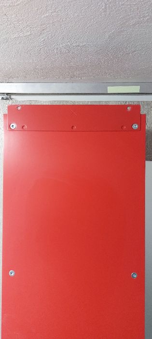 Półka Luki Ikea, regał 190*30 czerwona