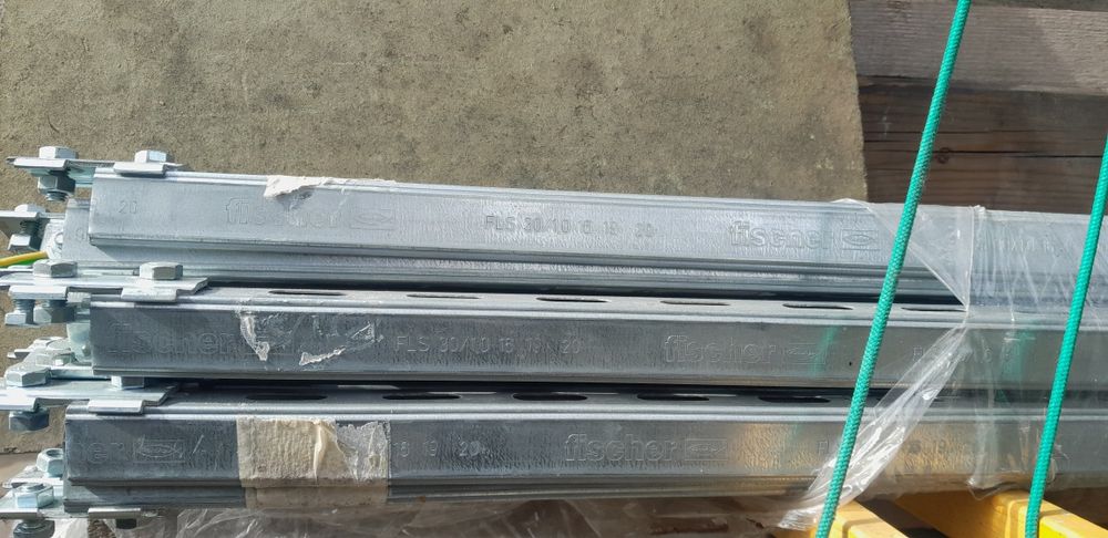 Szyna montażowa Fischer FLS 30/10, 3m z łącznikiem