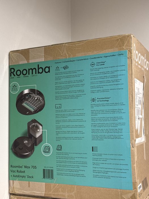 NOWY! IRobot Roomba Max 705 Vac Robot + AutoEmpty Dock