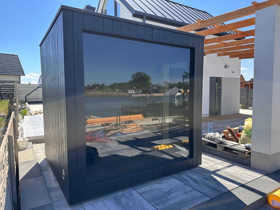 Sauna ogrodowa sauna zewnętrzna 255cm x 240