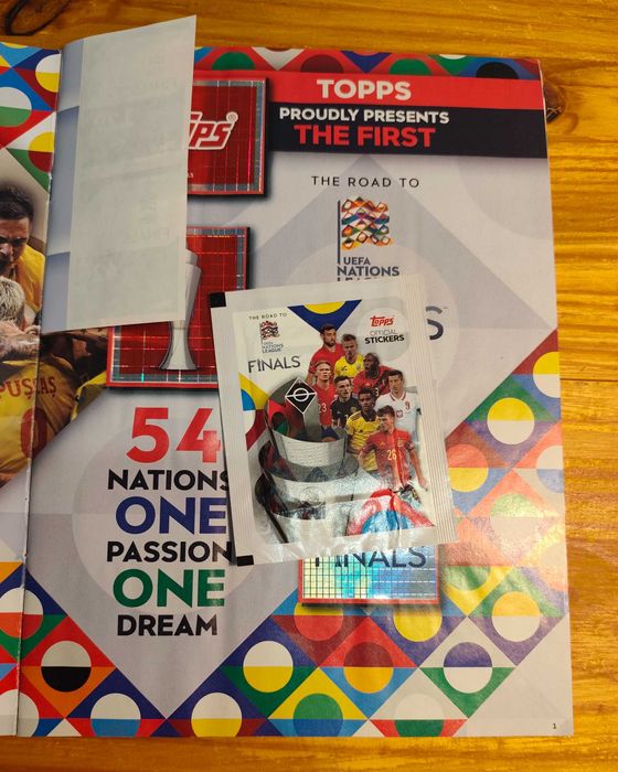 Coleção completa Topps Road to UEFA Nations League Finals 2022-23