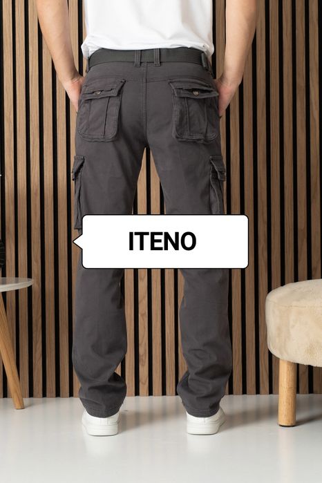 Штани чоловічі карго утеплені ITENO сірі чорні олива сині