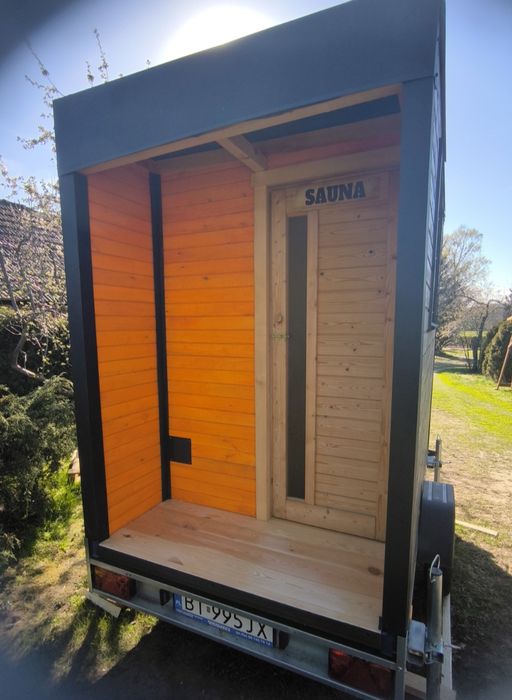Sprzedam saunę mobilną na nowej przyczepce faro