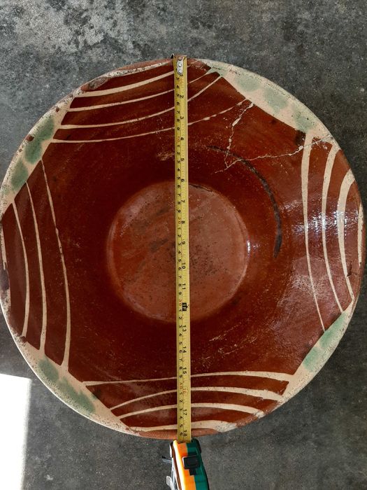 Alguidares antigos de barro. Lote de 8.