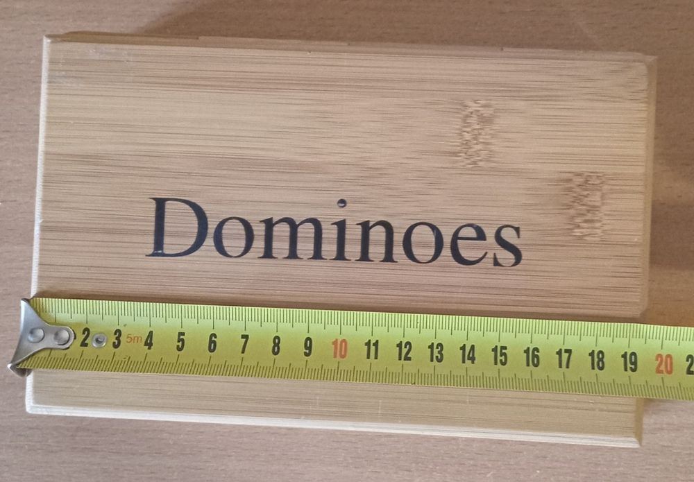 Доміно у бамбуковому футлярі 19×12×3