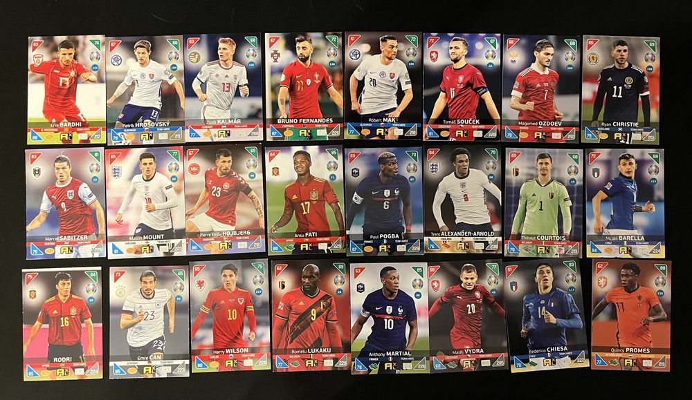 Karty pilkarskie panini euro 2020