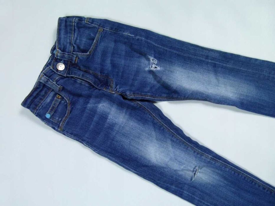 Next spodnie skinny jeans dziury 5 lat 110 cm