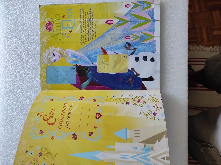 Caderneta de cromos vazia Frozen - O reino do gelo