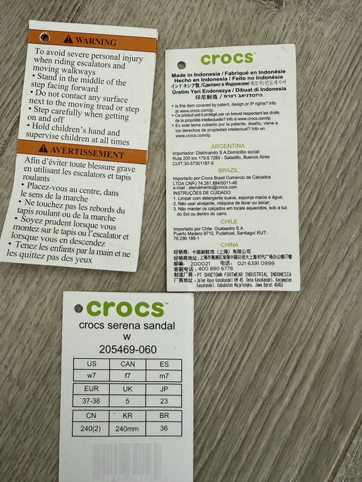 Sandały Crocs 37/38 W7
