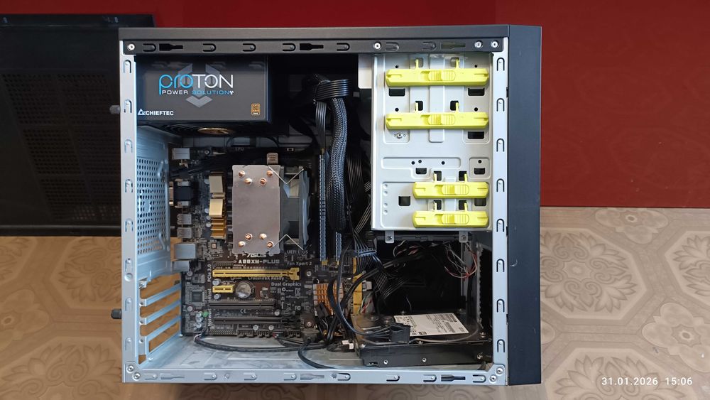 Корпус для ПК Системний блок Chieftec Mesh CT-01B-OP, USB3.0, mATX