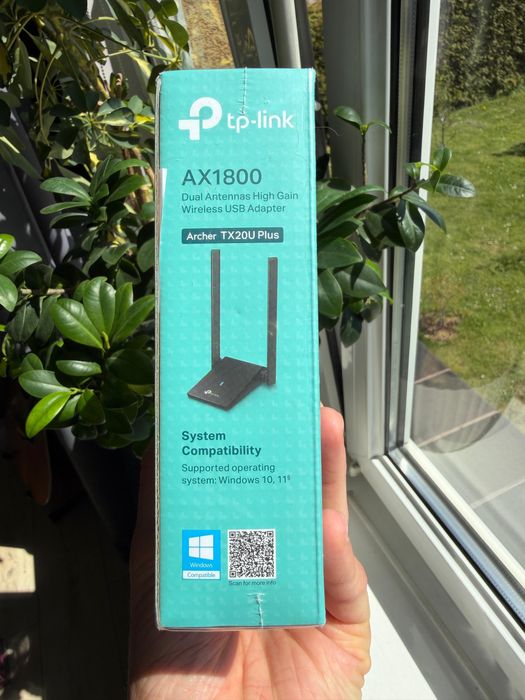 Karta sieciowa TP-Link Archer TX20U Plus AC1800, WiFi 6, WPA3, USB