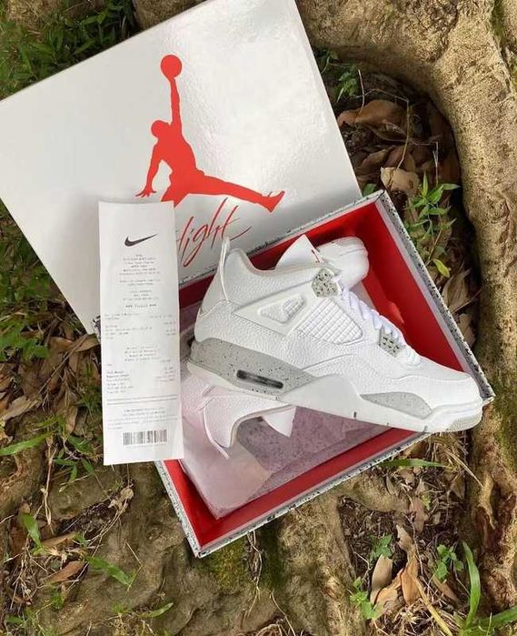 Jordan 4 Retro White Oreo R.39