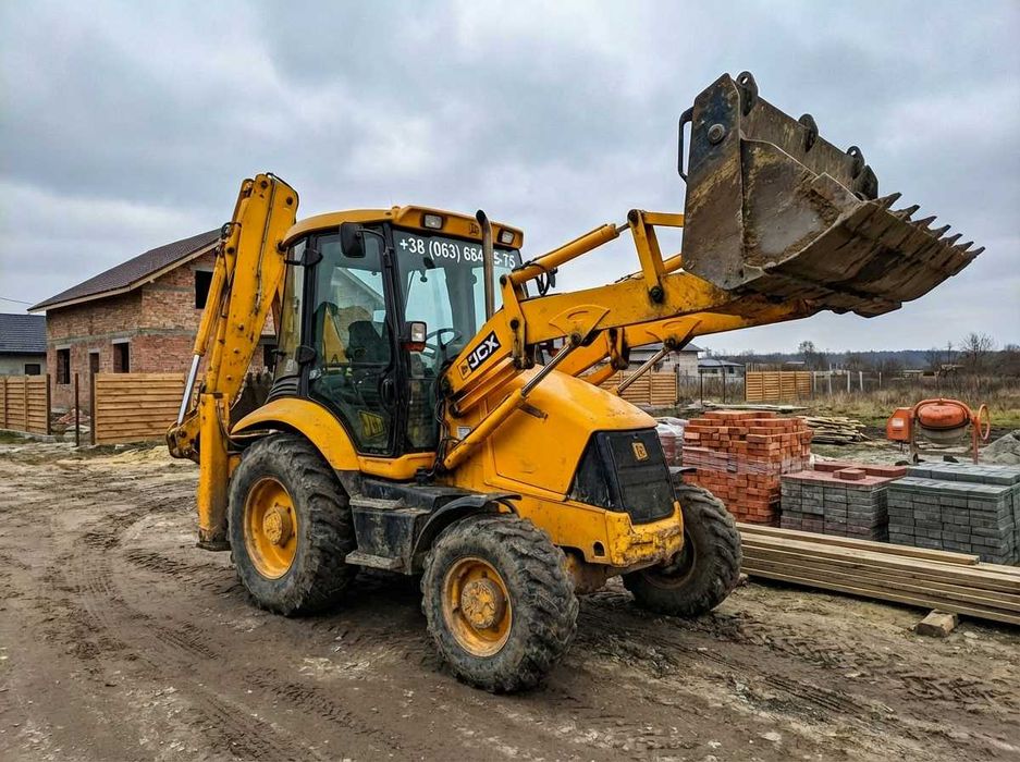 Оренда екскаватора навантажувача JCB 4CX Львів, фото 1