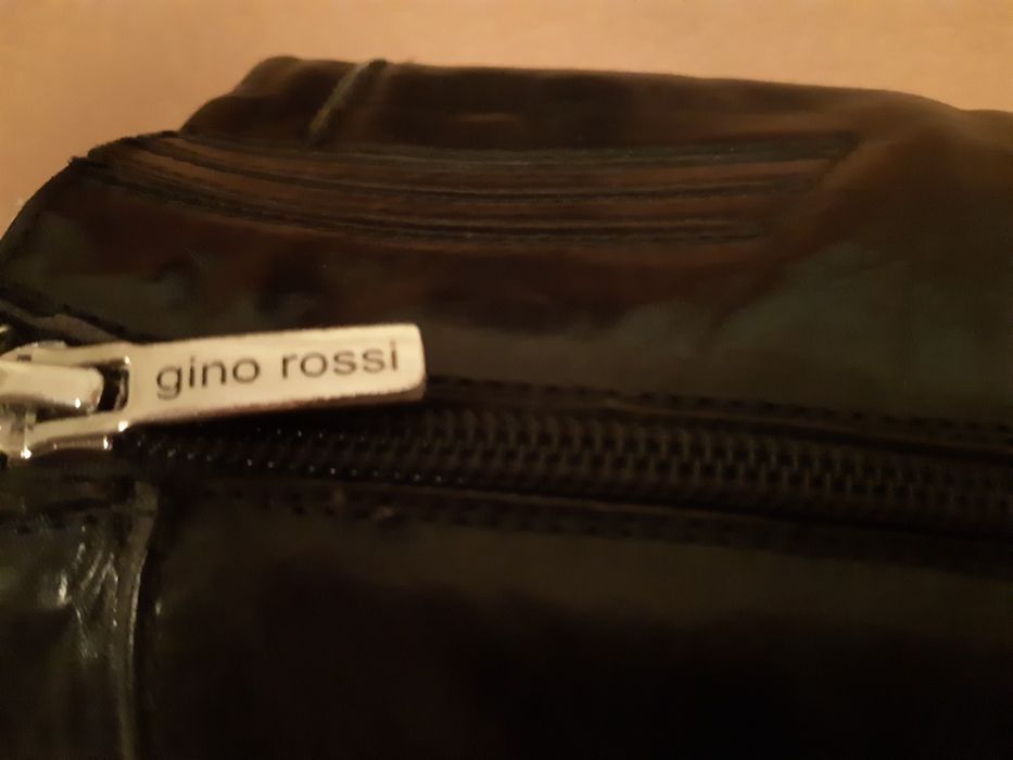 Kozaki skórzane. Gino Rossi. Czarne. 41