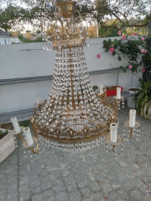 2 Candeeiros de cristal usados pelo preço indicado