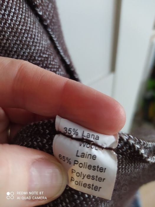 Kamizelka długa wełniana
