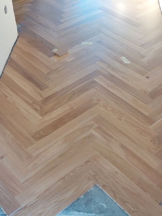 Parkiet dębowy klepka , jodełka, ogrzewanie podłogowe