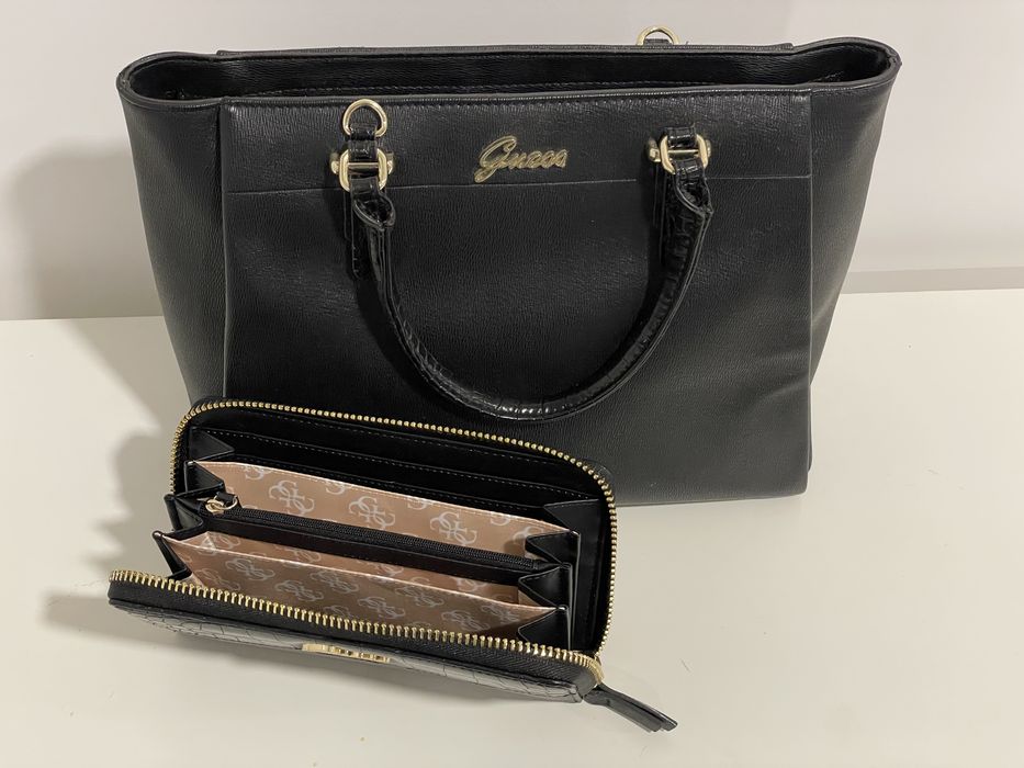 Conjunto mala + carteira Guess (como NOVO)