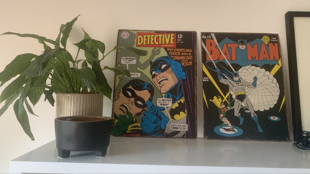 Posteres metalicos originais da DC