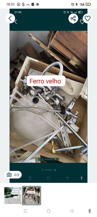 Compro todo o tipo de sucata