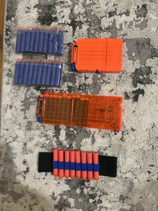 Бластер Nerf длина 75 см в отличном состоянии