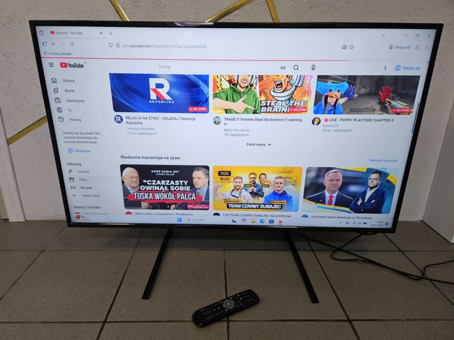 Monitor LED 43cala LM43-F400 + Pilot