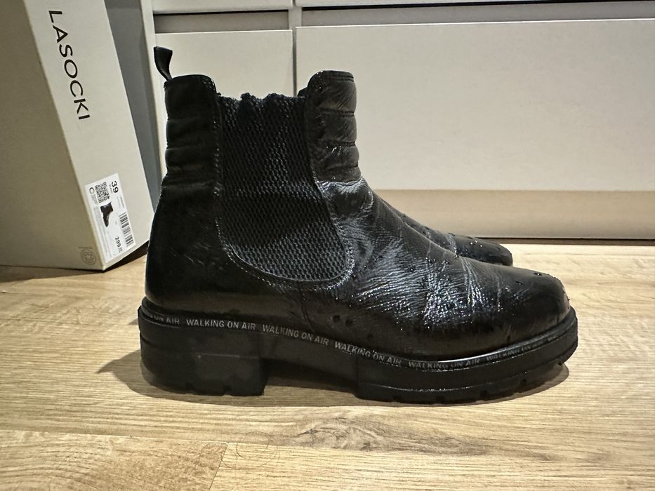 Trzewiki buty Caprice skóra naturalna