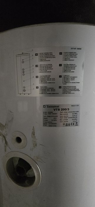 Bojler do solarów 200L