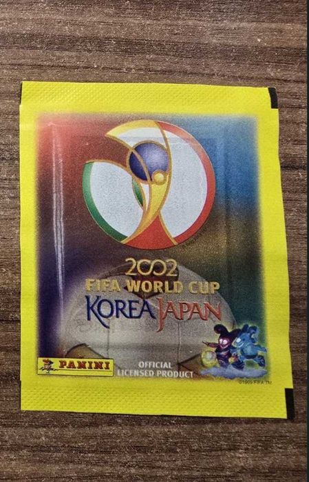 Saquetas Seladas Cromos Panini Mundial Korea/Japão 2002