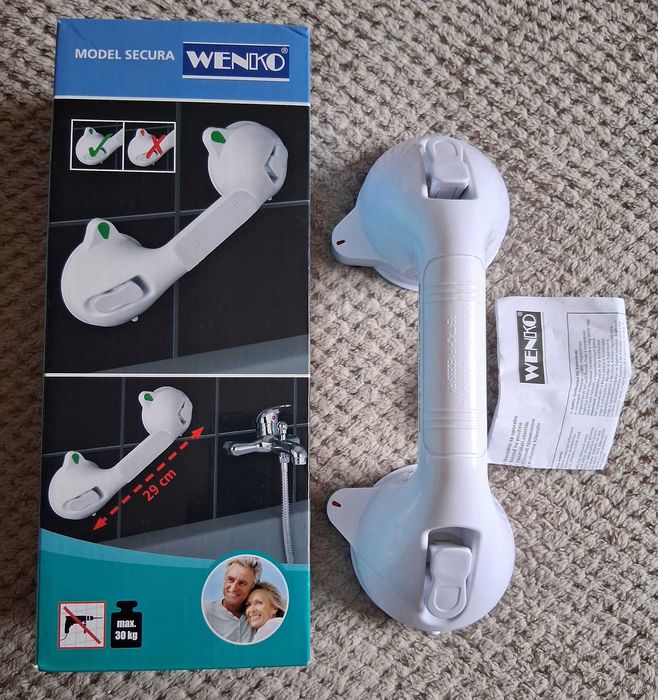 Apoio/Pega de Mão para Parede com Ventosa