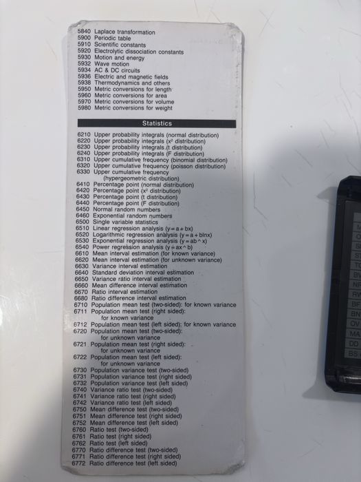 Casio FX-880P Scientific Library 116 32KB - Calculadora