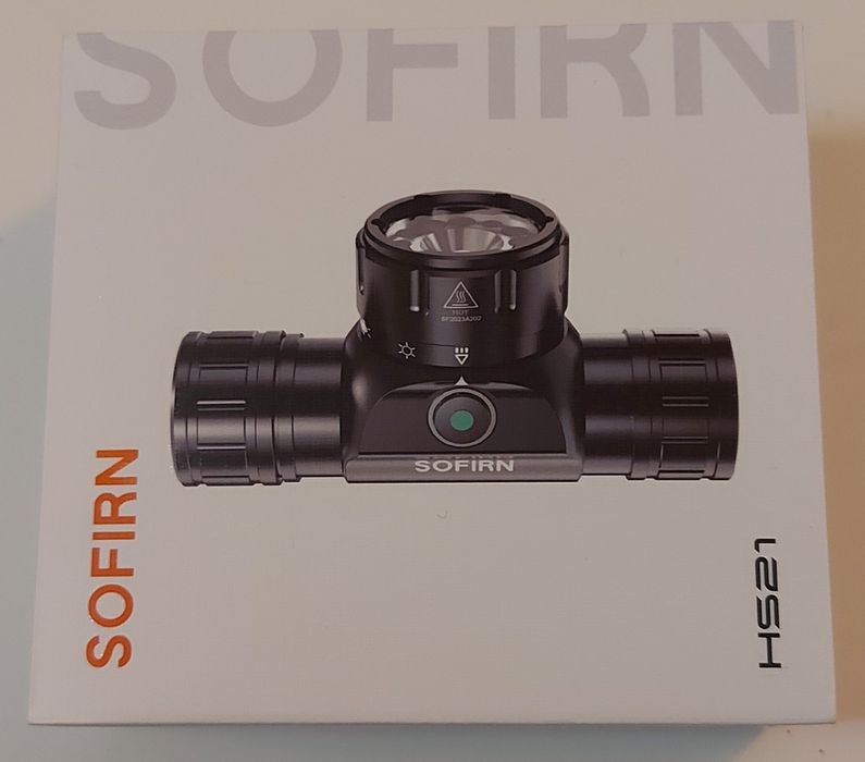 Czołówka Sofirn HS21 z ogniwem 18650, 6000/6500K