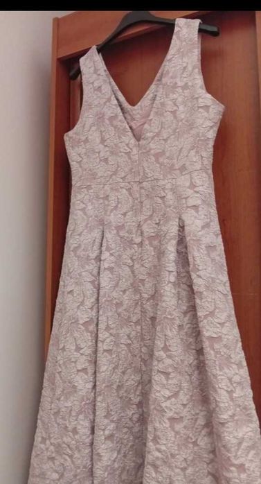 Vestido cerimónia estampado