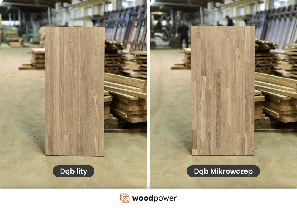 Blaty drewniane NA WYMIAR - dąb, jesion, buk - od polskiego PRODUCENTA