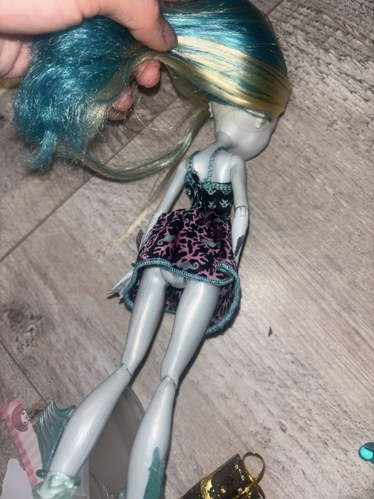 Monster high lalka doll lagoona blue fashion pack