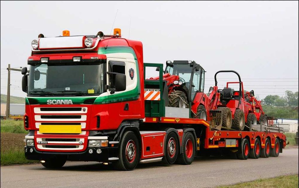 Низькорамний трал | будівельна та сільгосптехніка та іншого негабариту