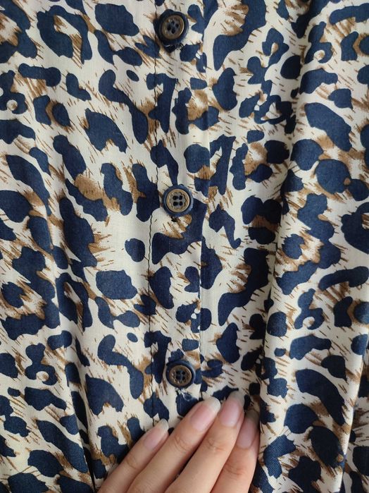 Długi kombinezon w cętki