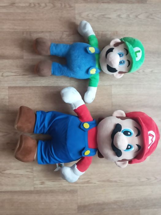 Кукли м'які Маріо і Луїджі