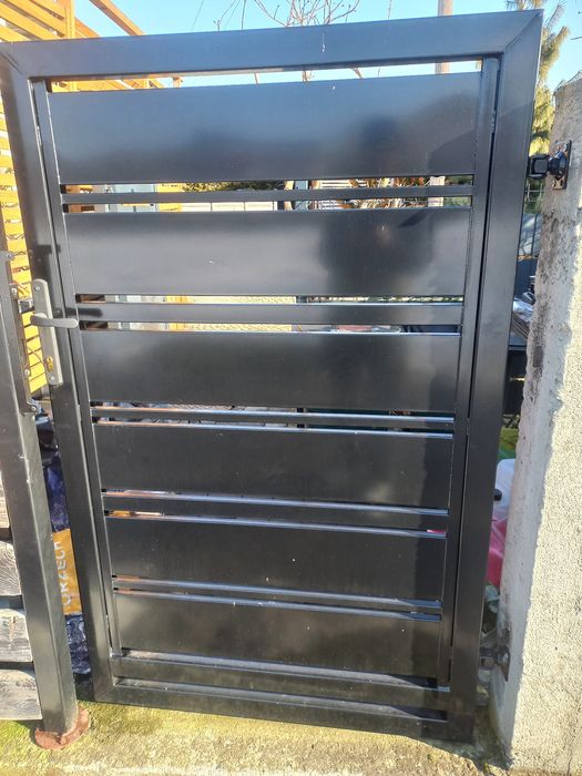 Bramka czarna  orginał ocynkowana proszkowo