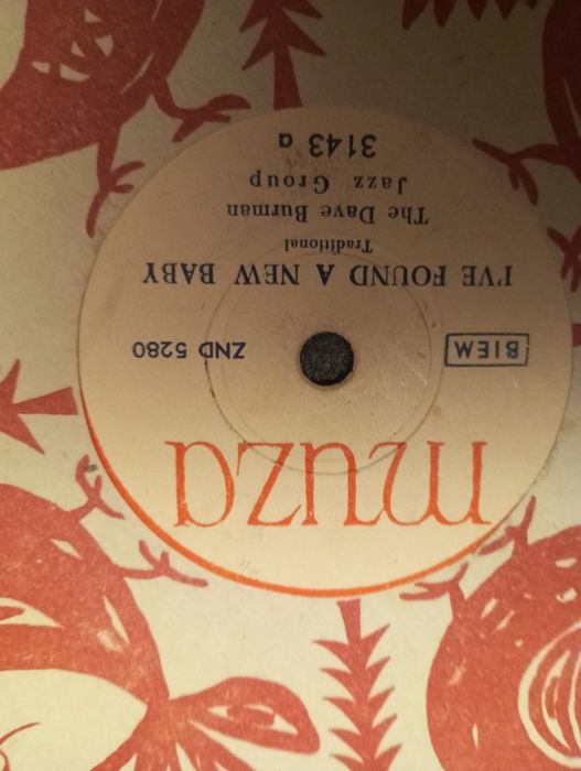 Muza - płyta szelakowa przedwojenna Jazz Group The Dave Burman