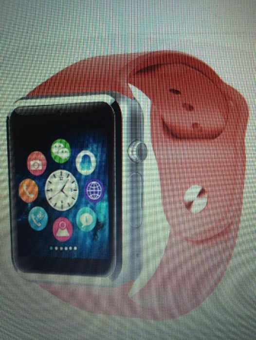 Relógio Smartwatch A1 Cor de Rosa com SIM Card