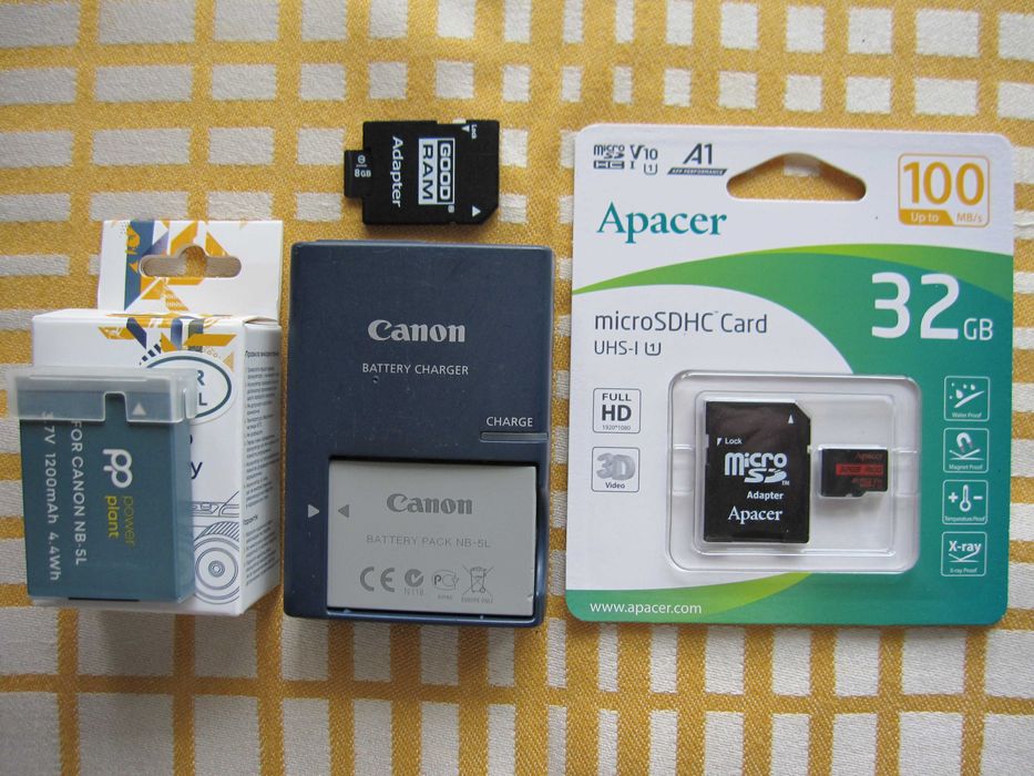 Фотоаппарат Canon PowerShot S100 Black б/у богатая комплектация