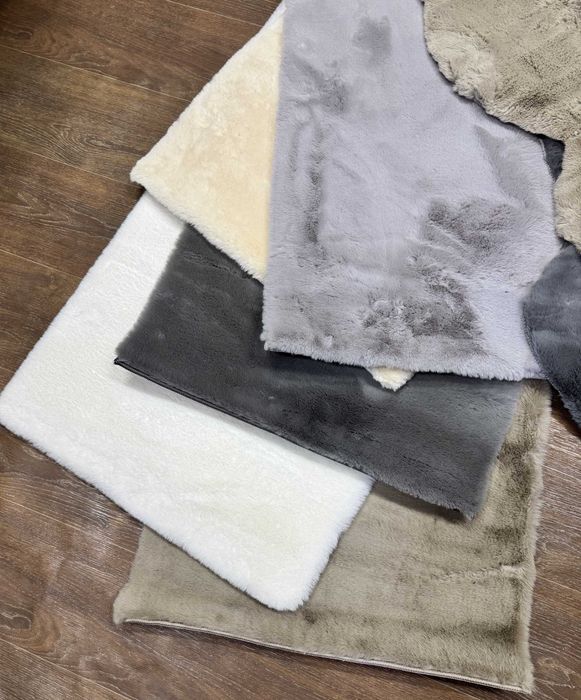 Коврик штучне хутро, килим кролик, килим хутро, килим штучний кролик